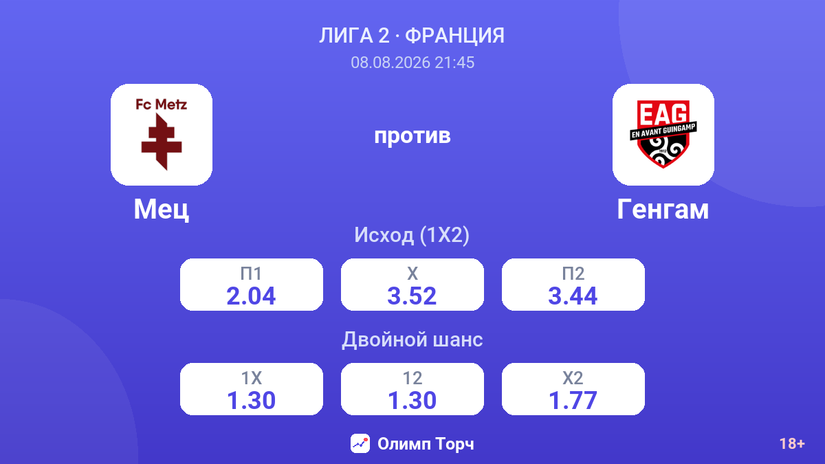 Мец — Генгам — коэффициенты