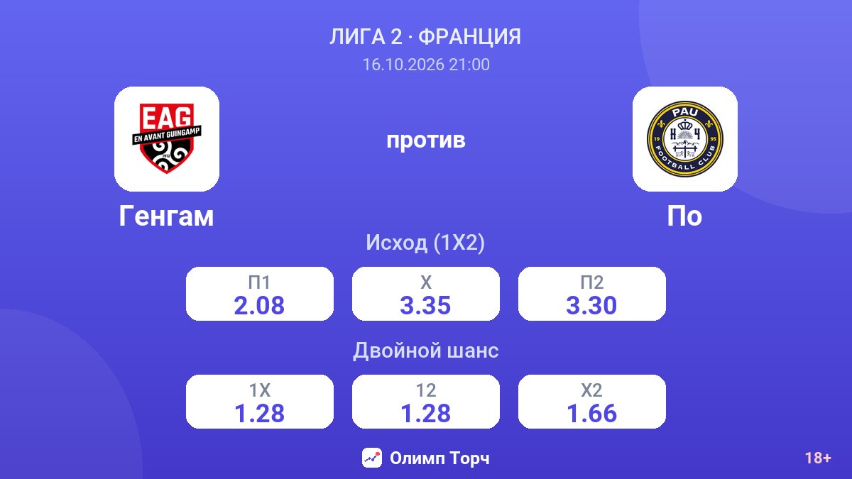 Генгам — По — коэффициенты