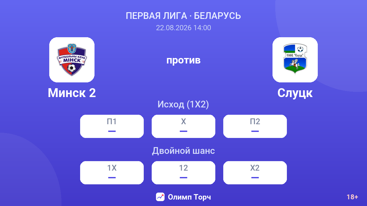 Минск 2 — Слуцк — коэффициенты