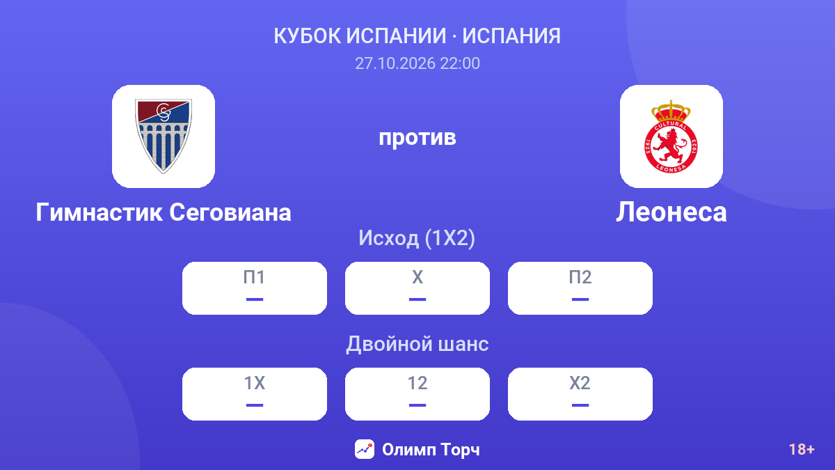 Гимнастик Сеговиана — Леонеса — коэффициенты